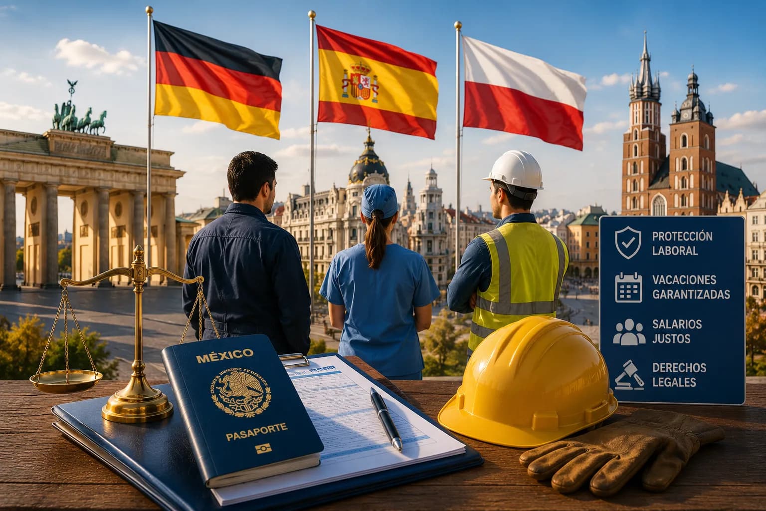 Europa: Derechos laborales que protegen al trabajador mexicano